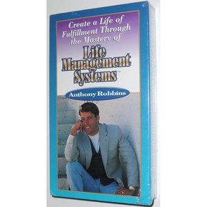 NIB Tony Robbins Life Management Systems VHS Video Tape Self Help 1996 Sealed